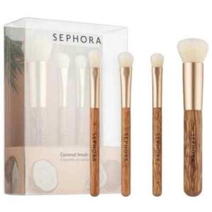 Sephora Coconut Brush Set with Cream Bristles